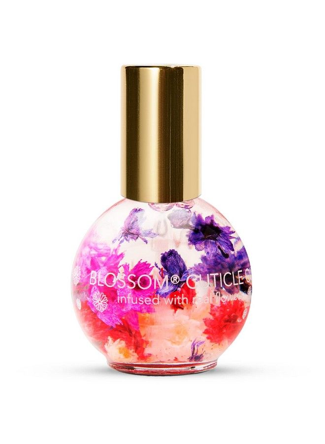 Blossom Hydrating Moisturizing Strengthening Scented Cuticle Oil Infused With Real Flowers Made In Usa 0.42 Fl. Oz Apple - Image 1