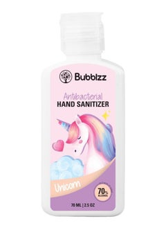Bubblzz معقم اليدين المضاد للبكتيريا يونيكورن - 70 مل 