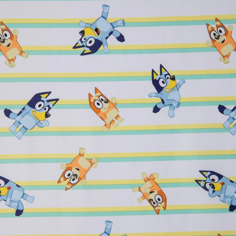 Bluey 4 Piece Toddler Bedding Set - Includes Comforter, Sheet Set - Fitted Top Sheet Reversible Pillowcase for Boys or Girls Bed, Blue - Image 5