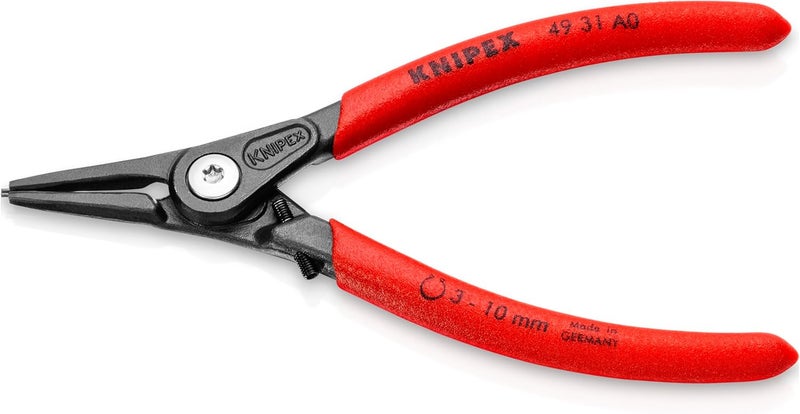 KNIPEX Precision Circlip Pliers, External, Straight, 1/8"-25/64" Shaft Diameter - Image 2