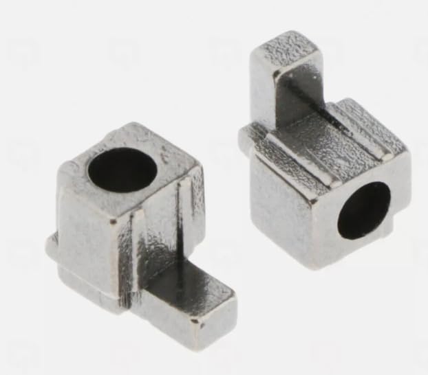 GGZone Left Right Slider Buckle Metal Lock Latch Bracket Replacement for Nintendo Switch Joy-Con Repair Tool Parts NS JoyCon Controller (Silver) - Image 3