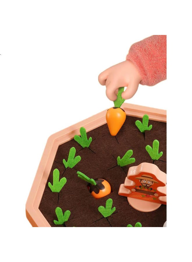 Tatanice Children'S Carrot-Pulling Toy, Montessori Early Education Tool, Infant Fine Motor Skills, Farm Building Blocks, Birthday Gift For Boys And Girls - Image 3