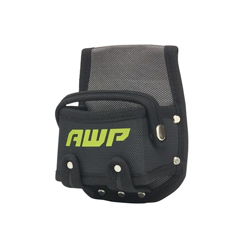AWP Tape Measure Pouch with Metal Belt Clip and Tunnel Loop, Tool Belt Accessory - Image 5
