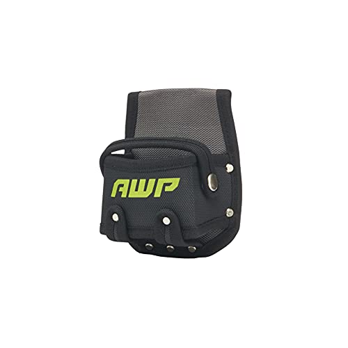 AWP Tape Measure Pouch with Metal Belt Clip and Tunnel Loop, Tool Belt Accessory - Image 2