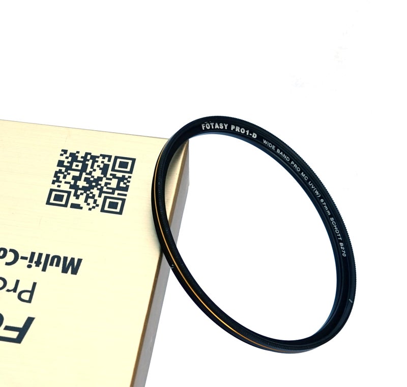 Fotasy 67mm Ultra Slim UV Protection Lens Filter, Nano Coatings MRC Multi Resistant Coating Oil Water Scratch, 16 Layers Multicoated 67mm UV Filter - Image 5