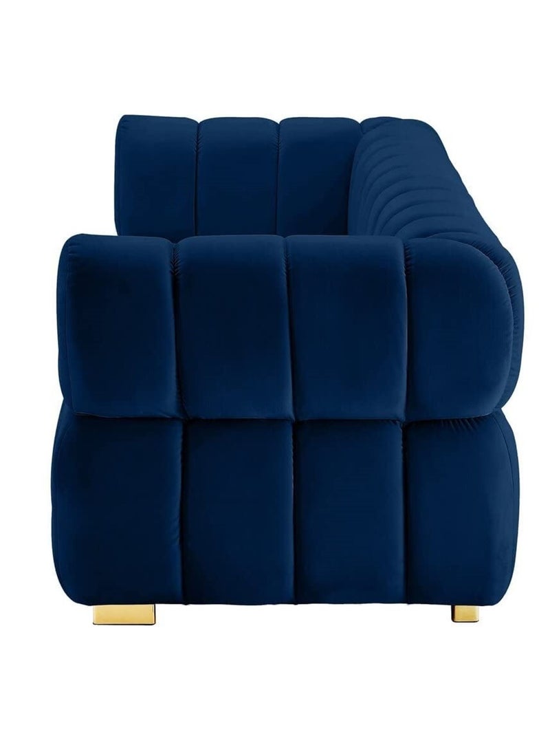Comfynest - Luxurious Three-Seater Velvet Arm Sofa Ideal for Living Rooms, Guest Rooms, and Hotels - Image 1