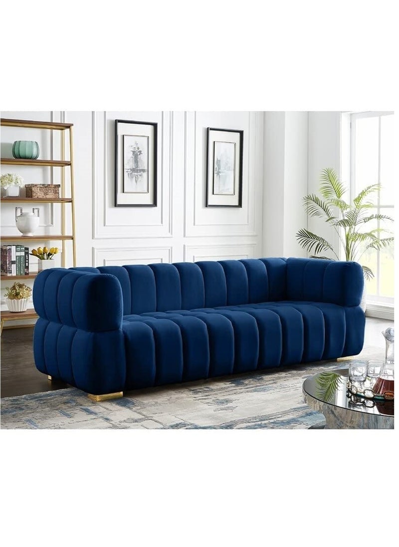 Comfynest - Luxurious Three-Seater Velvet Arm Sofa Ideal for Living Rooms, Guest Rooms, and Hotels - Image 1