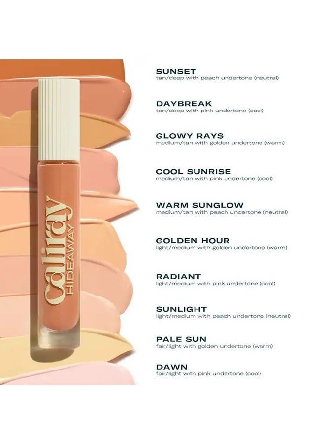 caliray Hideaway Brightening + Hydrating Under Eye Color Corrector Concealer 7ml - Image 5