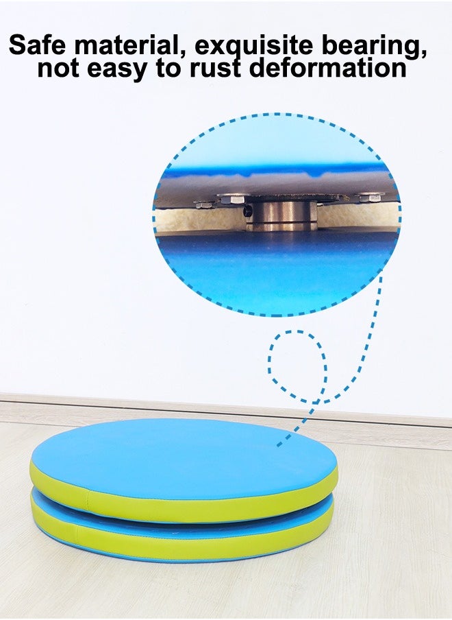 XIANGYU Soft Surface Wooden Disc Rotator Spinning Disk For Kids Play  - Image 4