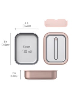 Bentgo Stainless Steel Leak Proof Lunch Box - Rose Gold  - Image 4