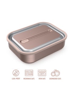 Bentgo Stainless Steel Leak Proof Lunch Box - Rose Gold  - Image 3