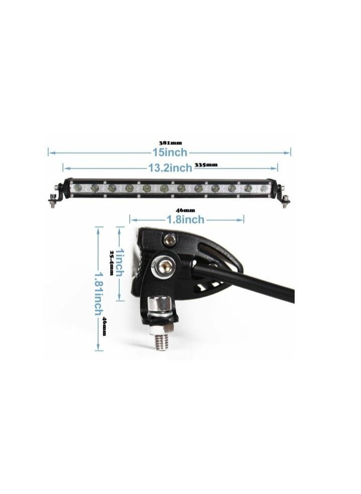 Toby's LED Light Bar 33cm Ultra Slim Design 9~60V DC 36W  - Image 5
