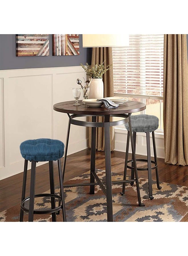 BAIBU Stool Covers Round, Super Soft Round Bar Stool Cushion Covers Seat Cushion - Cushion Onlyï¼Ë†Grey,12" (30 cm) - Image 3