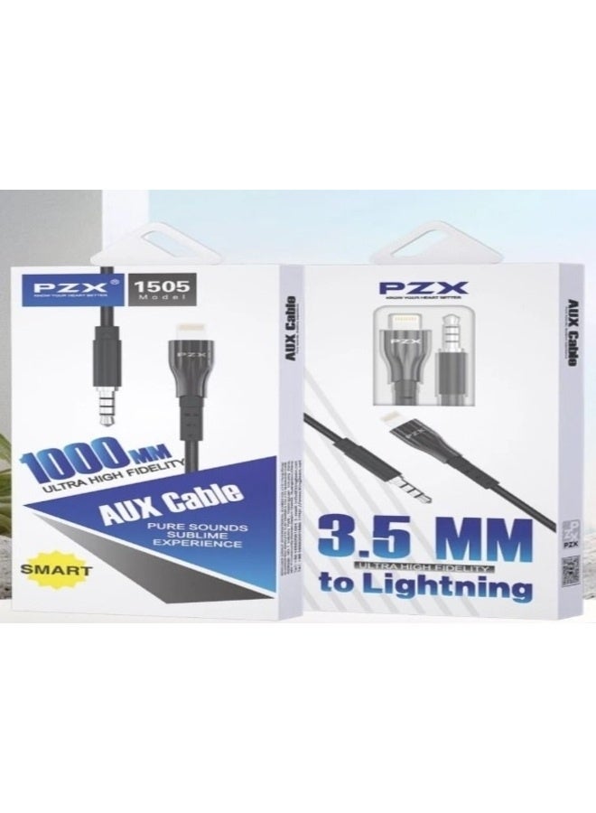 بي زد إكس, كابل AUX إلى Lightning بطول 1000 مم - Image 2