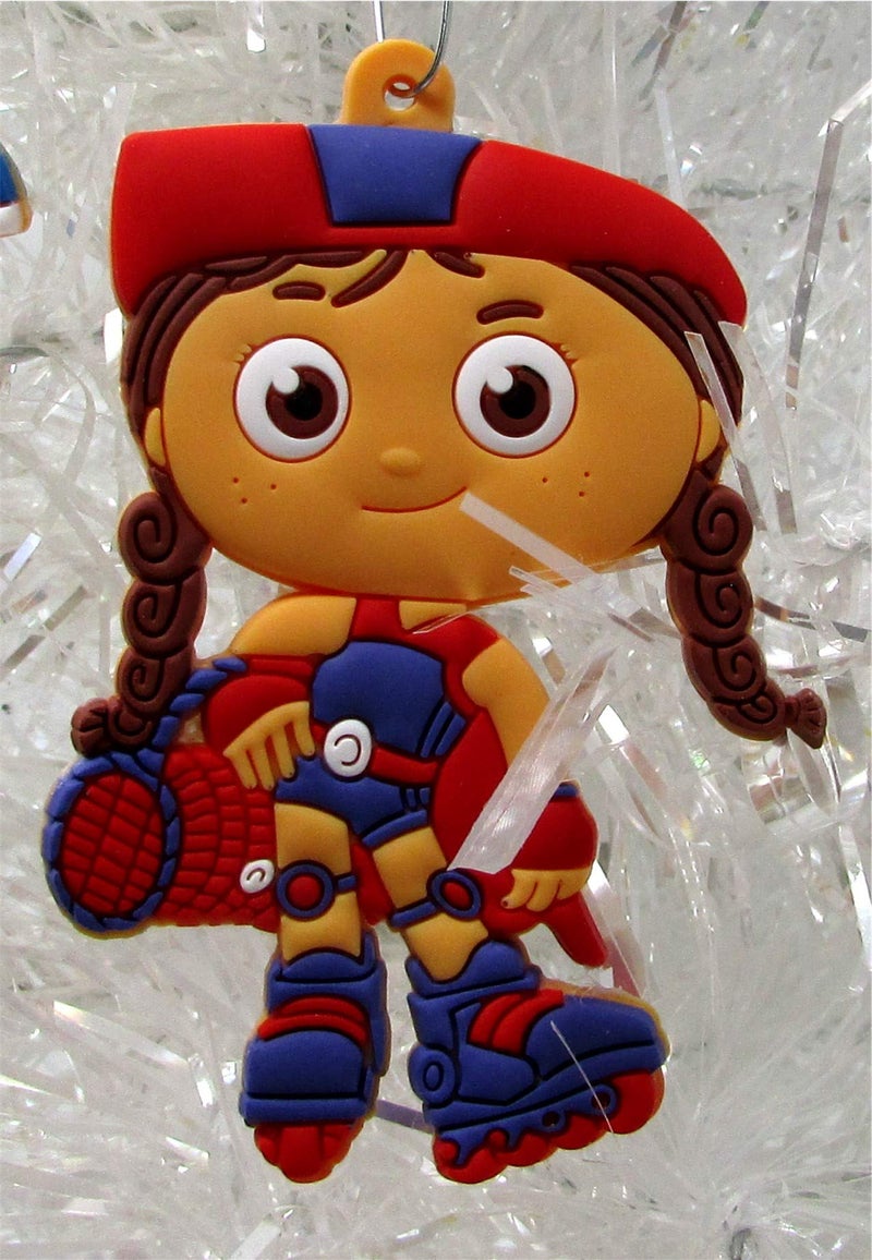 ORNAMENT Super WHY Holiday Christmas Set - Unique Shatterproof Plastic Design - Image 4