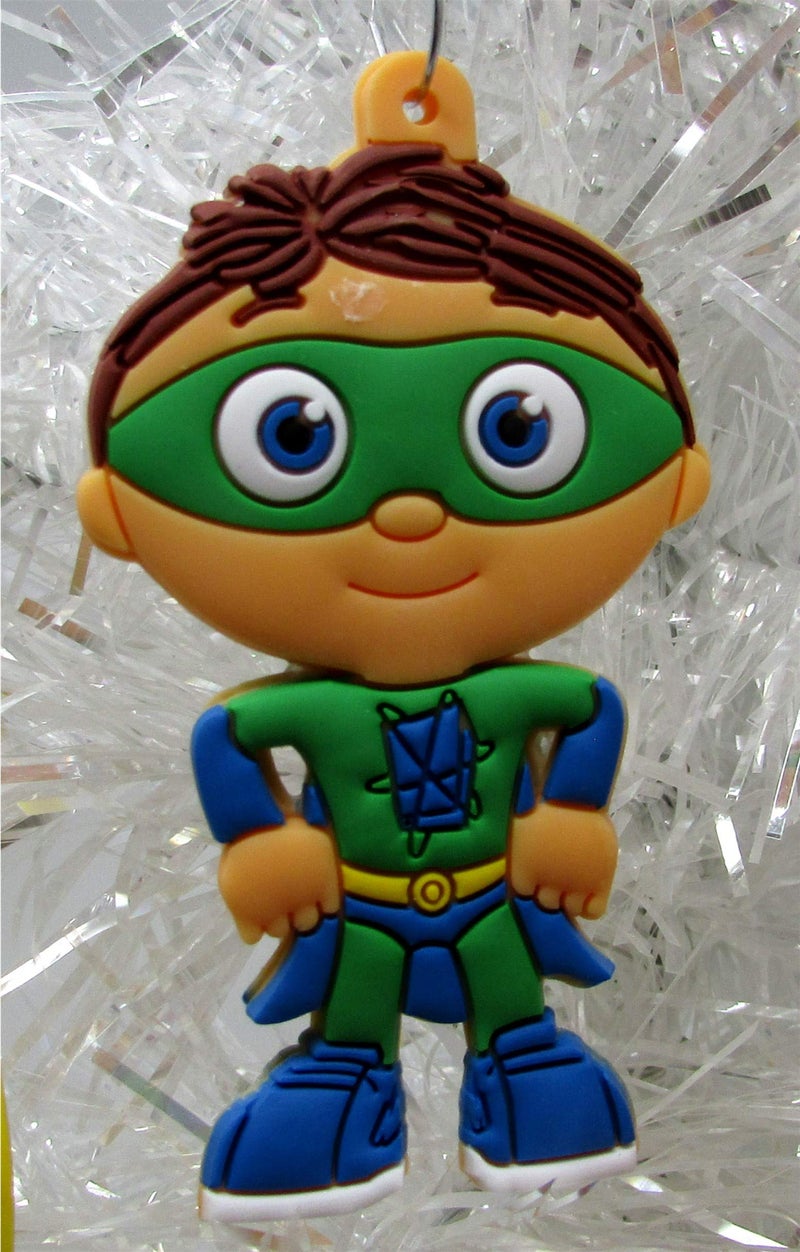 ORNAMENT Super WHY Holiday Christmas Set - Unique Shatterproof Plastic Design - Image 3