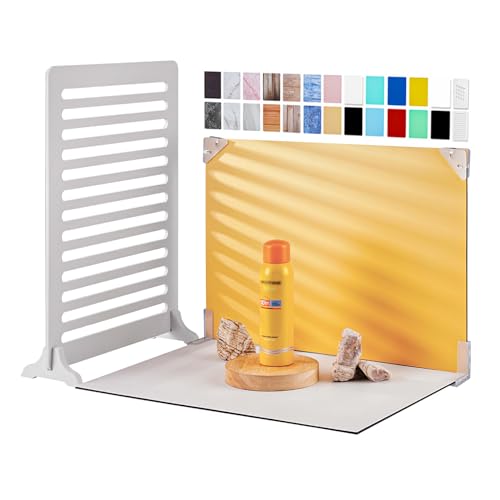 Meking 12Pcs 22Patterns Small Product Photography Backdrops Kit Photo Background Food Photography Backdrop Board with Carrying Bag and Drawstring Bag(16.5X11inch) - Image 1