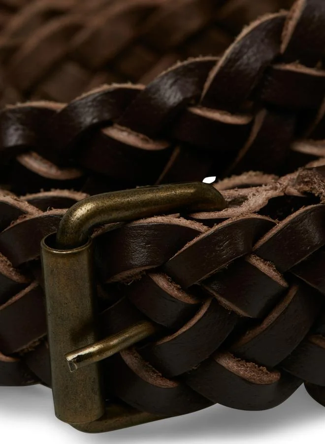 JACK & JONES Braided Leather Belt