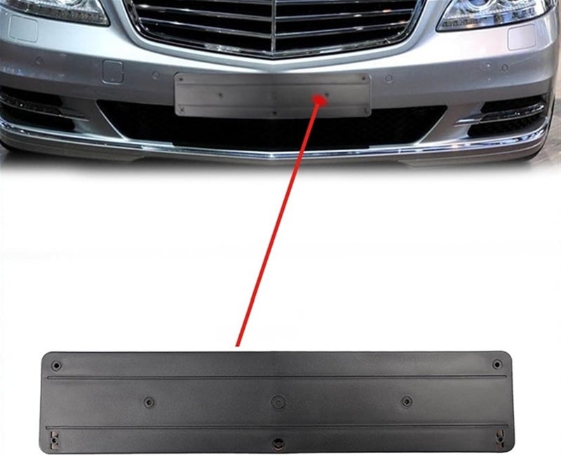 DEMULAX Car Front Bumper License Plate Bracket for Mercedes-Benz S-Class - Image 5