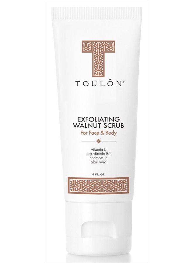 TOULON Exfoliating Face Scrub - Exfoliate Scrub - Face and Body; Walnut Facial Exfoliator. Great Exfoliant for Women or Men - Image 2