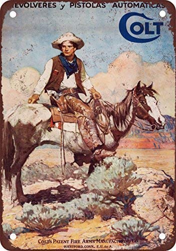Ylens 1925 Colt Firearms Vintage Look Reproduction Metal Tin Sign 8X12 Inches - Image 5