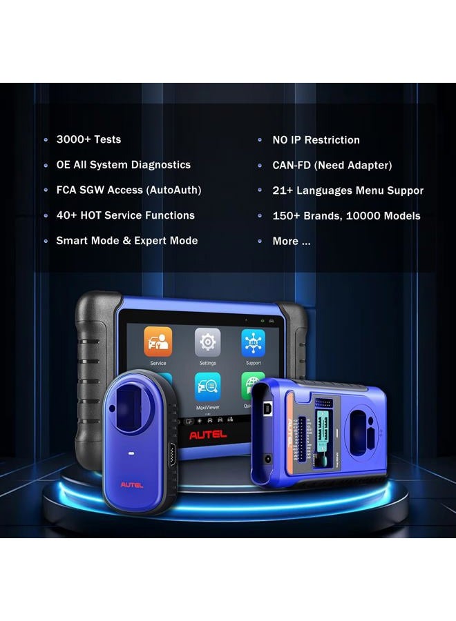 Autel IM508S Pro Scanner Up of IM508S IM508 Same as IM608 PRO 2/ IM608S II OE Level Diagnostic Scan Tool 5X Faster Android 11.0 View Freeze Frame and Live Data - Image 2