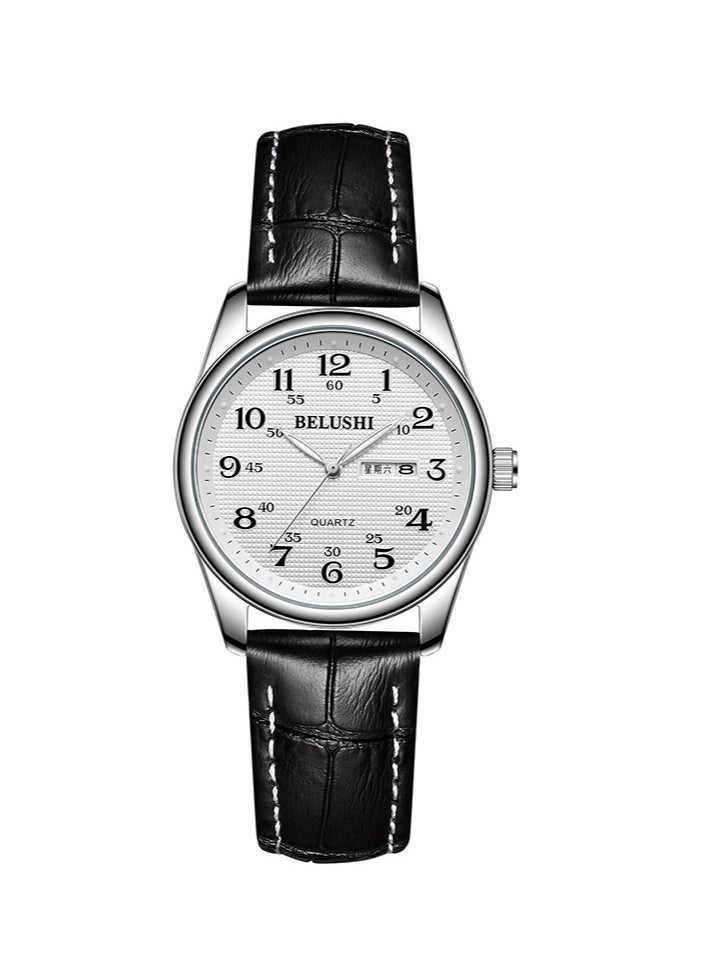 Belushi Luminous Quartz Watch For Middle-Aged And Elderly Women 