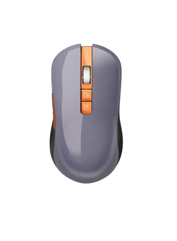 Wireless Bluetooth Mouse, Lightweight Rechargeable Gaming Mouse, Compact And Durable Silent Mouse, Portable Computer Mouse For Office Home, (1pc, Grey, 120 Language Translation)