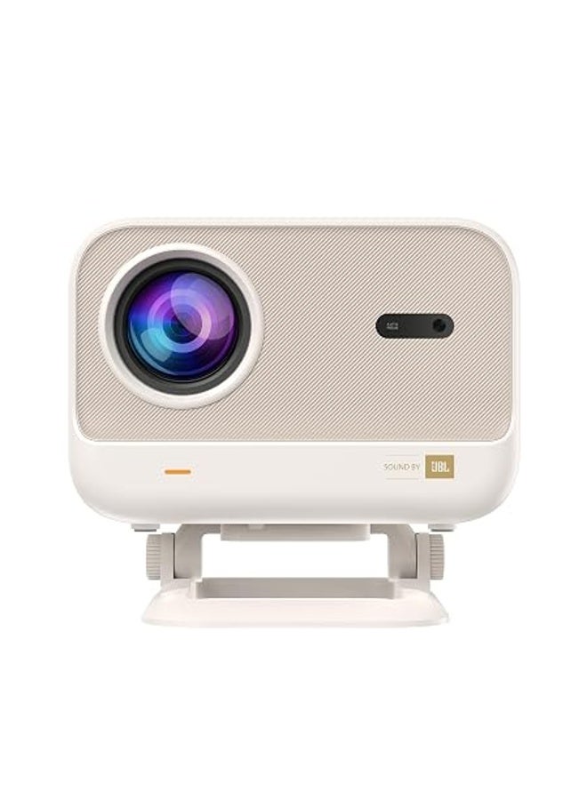 يابير Yaber L2 Plus 4K Portable Outdoor Projector with WiFi 6 & Bluetooth, Seamless Autofocus, Built in Android System with Adjustable Angle for iPhone/TV Stick/HDMI/USB/Laptop/PS5 - Image 1