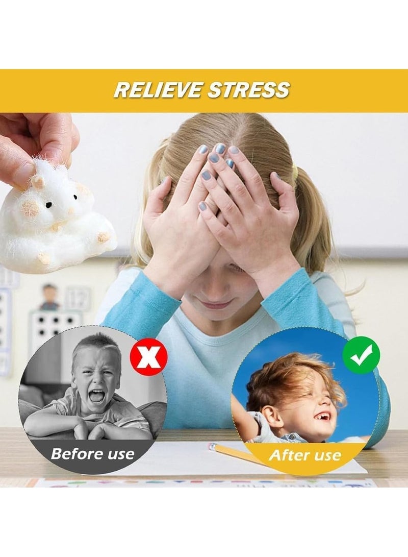 general 2 Pack Taba Soft Kids Toys, Taba Soft Hamster Soft Quiet Fidget Toys, Kawaii Stress Relief Squishies PVC Squishy Sensory Toys, Kids Teen Gifts - Image 2