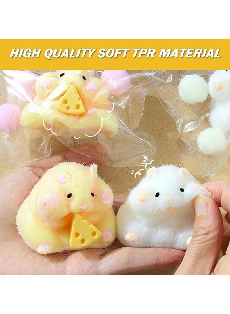 general 2 Pack Taba Soft Kids Toys, Taba Soft Hamster Soft Quiet Fidget Toys, Kawaii Stress Relief Squishies PVC Squishy Sensory Toys, Kids Teen Gifts - Image 3