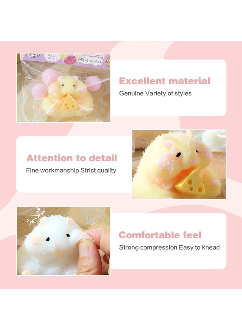 general 2 Pack Taba Soft Kids Toys, Taba Soft Hamster Soft Quiet Fidget Toys, Kawaii Stress Relief Squishies PVC Squishy Sensory Toys, Kids Teen Gifts - Image 4