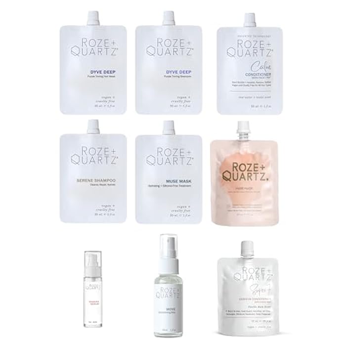 Roze + Quartz® 9 Item Sampler Kit (includes NEW 10ml Chakra Serum!) - Image 1
