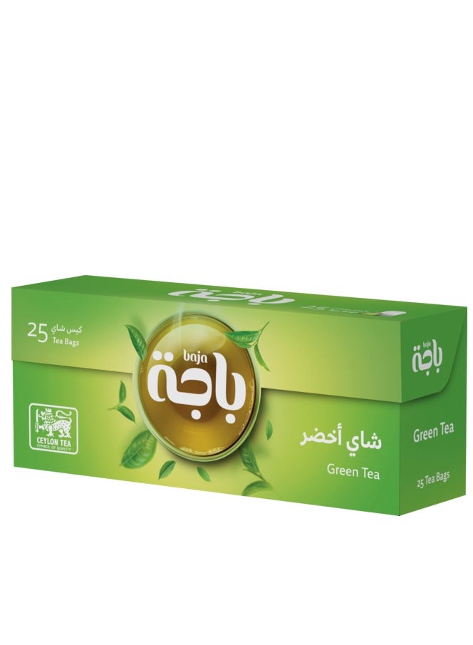 باجا شاي أخضر (37.5 جم) 25 كيس شاي