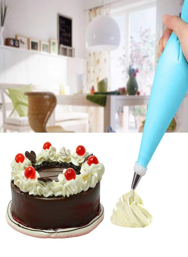 BOTIST 12 Pieces Cake Decorator Set Frosting Icing Piping Bag Tips Along Steel nozzles (Multicolor) - Image 2