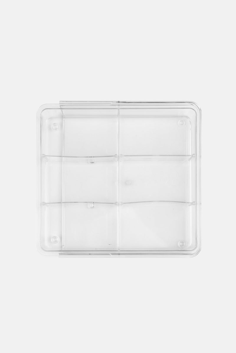 Bebe Home Universal Bathroom Drawer Organizer, Transparent  - Image 1
