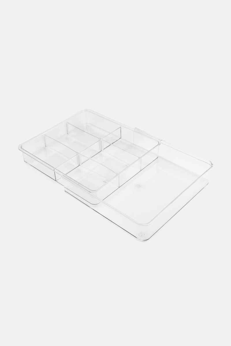 Bebe Home Universal Bathroom Drawer Organizer, Transparent  - Image 2