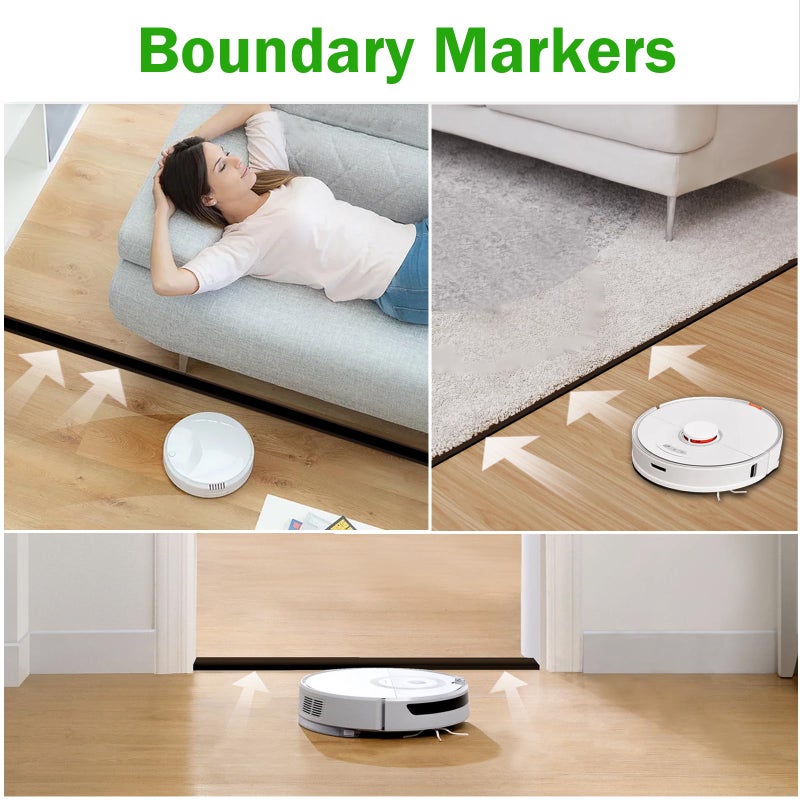 Yonice 16 Feet Boundary Strips Magnetic Tape Markers Compatible for Neato Shark ION Robot Vacuum Cleaner,Magnetic Botboundary Strips Bot Boundary - Image 5