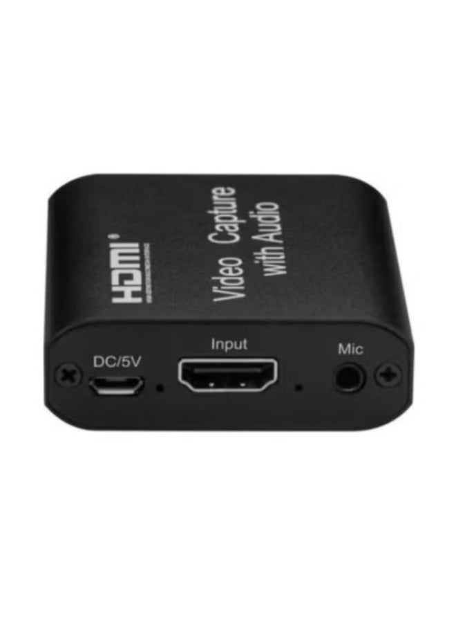 Terabyte Multimedia Interface Audio Video Capture Card | 4K High-Definition HDMI to USB Adapter | Plug & Play Device for Video Recording, Streaming & Conferencing | Compatible with Windows, Mac, PC, Laptop & Gaming Consoles | Real-Time Audio & Video Capture | No Drivers Needed - Image 2