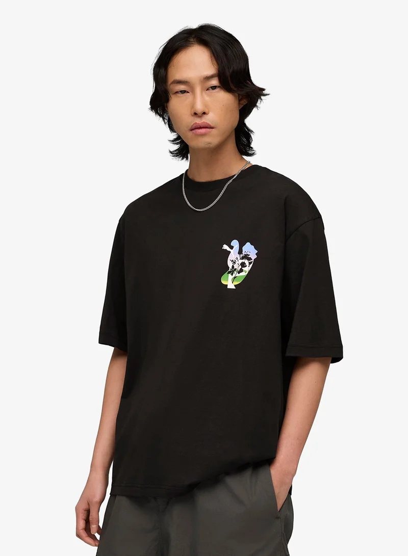 بوما تيشيرت جرافيك بوكسي سيكوفلاور