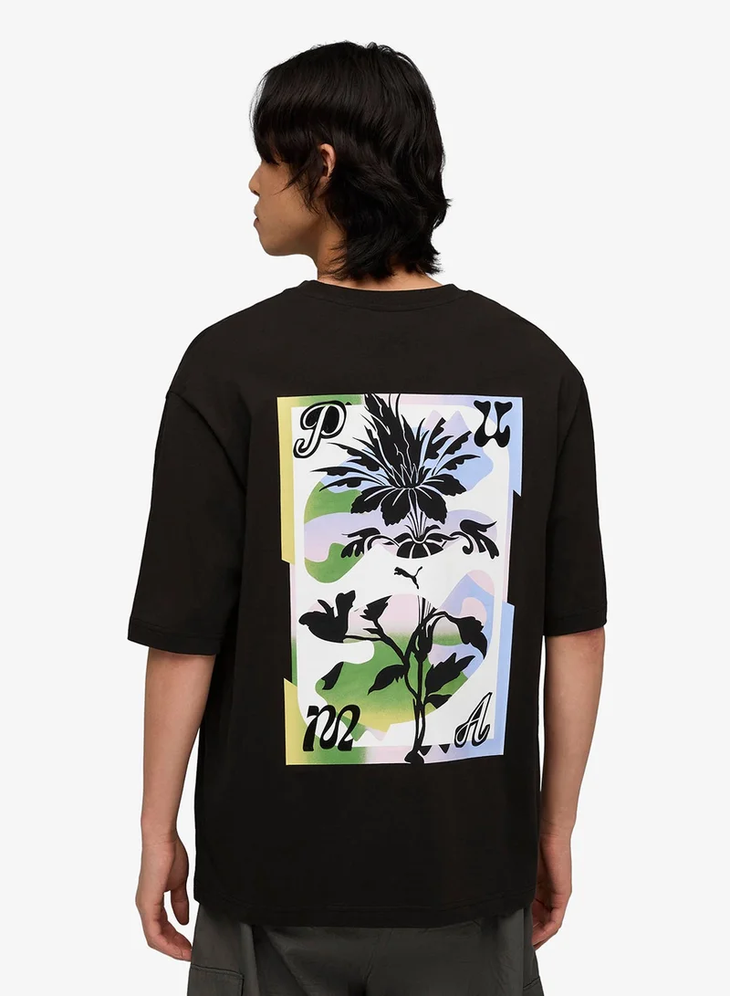 بوما تيشيرت جرافيك بوكسي سيكوفلاور