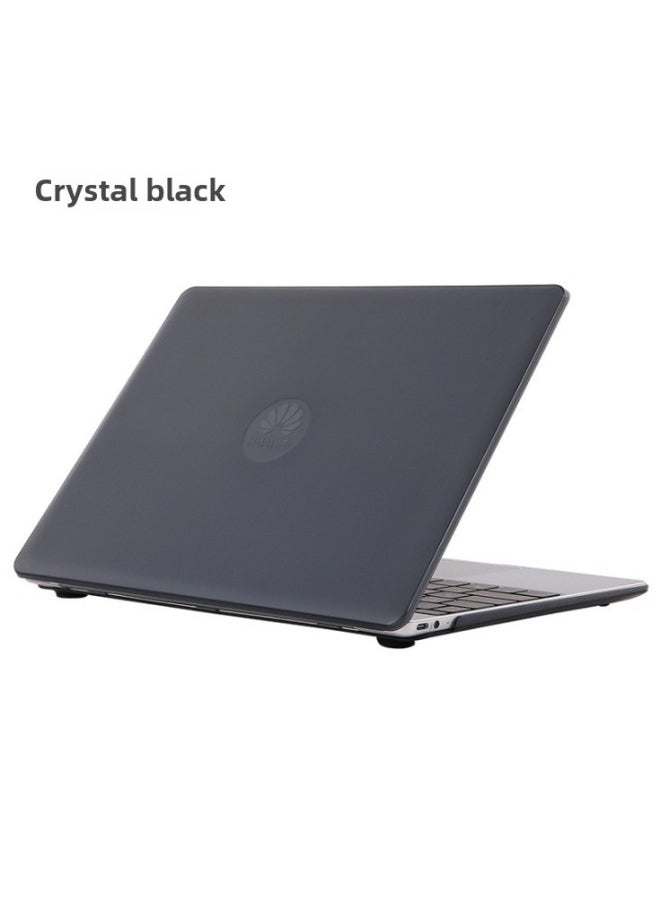 Suitable For Use With MateBook142024 D162024 Laptop Shell Transparent 2020 Ruilong Version Matte-Color:Crystal Black-Applicable Model:Huawei Matebook D14-2023/2024
