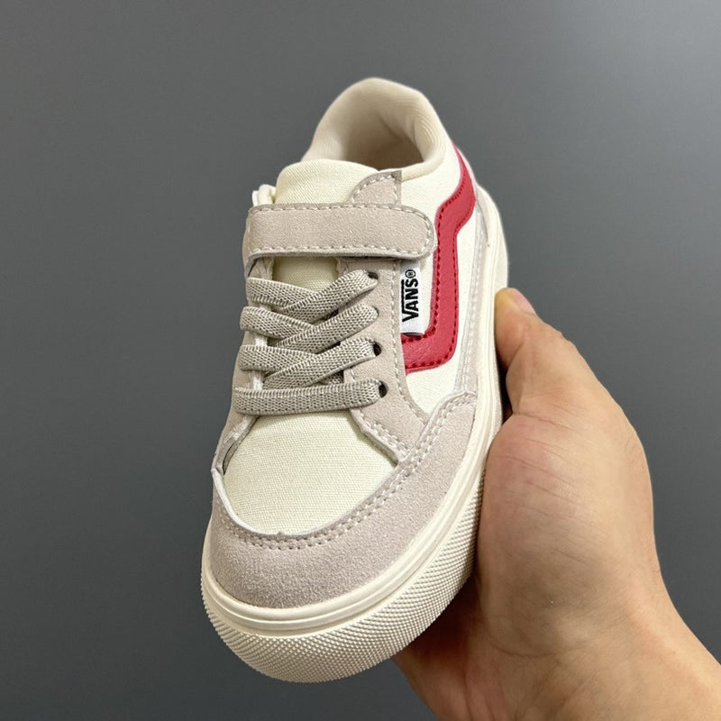 Putian Shoes Vance New Velcro Elastic Band Wear-Resistant Non-Slip Children'S Low-Top Board Shoes - Image 1