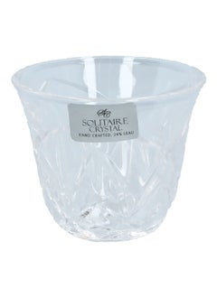 Solitaire Crystal 12-Piece Premium Quality Cawa Cup Set Clear 80 ml  - Image 1
