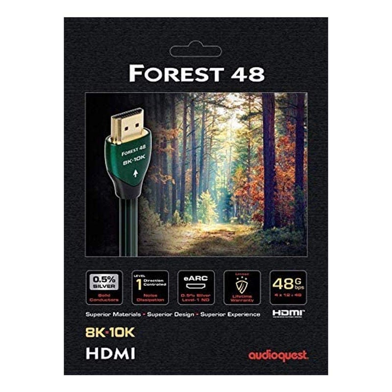 AudioQuest Forest 48 0.75m 8K-10K 48Gbps HDMI Cable (2.5ft) - Image 4