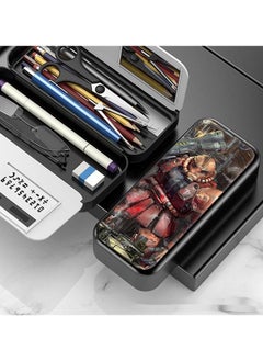 Anime Mobile Suit Gundam Multifunctional Pencil Case for Elementary and Middle School Students