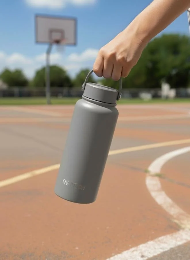 Casa Quesera  SNAPTRON® Wide mouth 1000ml Insulated Sports Water Bottle – Large Capacity, Portable, Leakproof with Anti-Slip Bottom  | Best Price UAE