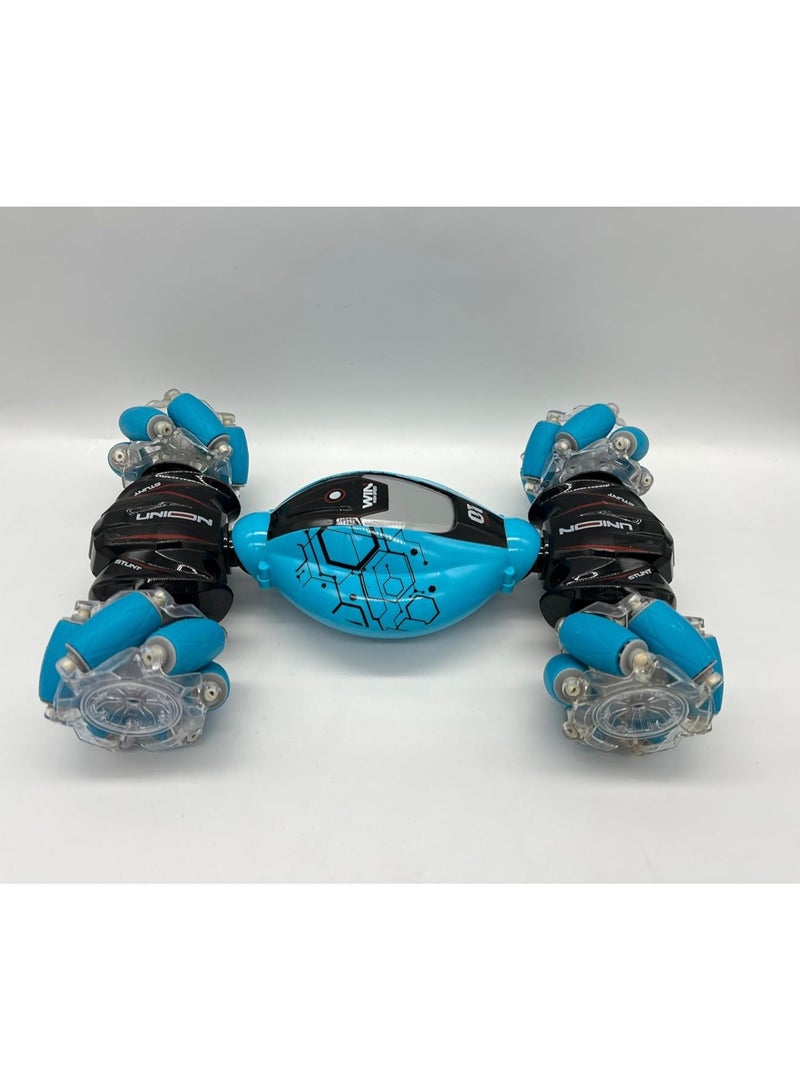 حديقة الألعاب سيارة RC المثيرة، سيارة تحكم عن بعد بتردد 2.4 جيجا هرتز 4WD مع مستشعر للإيماءات، دوران مزدوج الجوانب 360 درجة، مركبة للطرق الوعرة مع أضواء وموسيقى - هدية عيد ميلاد ممتعة للأولاد والبنات - Image 2