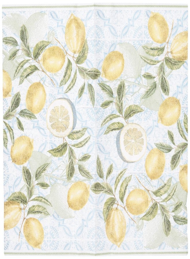 بوسطن انترناشيونال مناديل كوكتيل من مجموعة IHR Ideal Home، عبوة مناديل ورقية للاستخدام مرة واحدة، 3 طبقات، 5 بوصات × 5 بوصات، بنكهة الليمون والحمضيات - Image 5