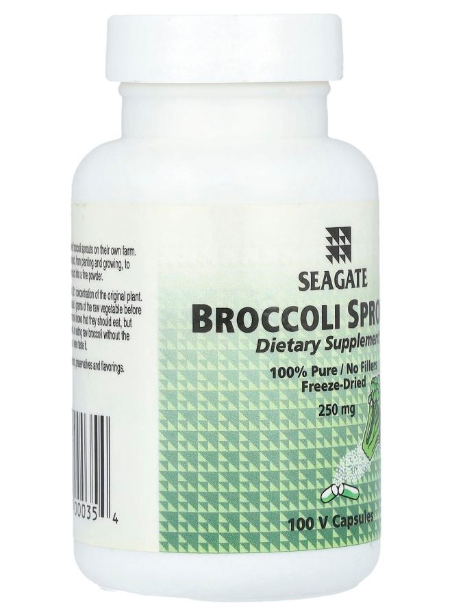 Seagate Broccoli Sprouts 250 mg 100 V Capsules - Image 2